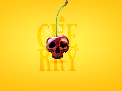 Cherry Skull adobe photoshop design art manipulation skull