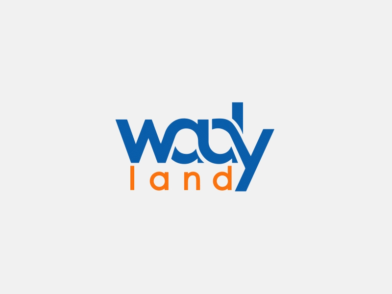 Wadyland logo animation after effects animation logo lottie motion design vector
