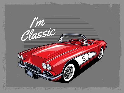 classic car classic design illustration vector vintage