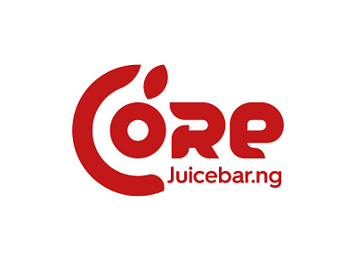 CORE Juicebar Logo Design branding design icon logo logodesigner minimal vector