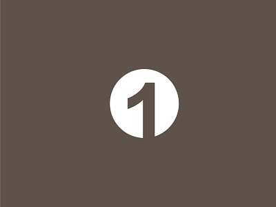 One Logo Concept brand business design logo logo design minimalist one only simple