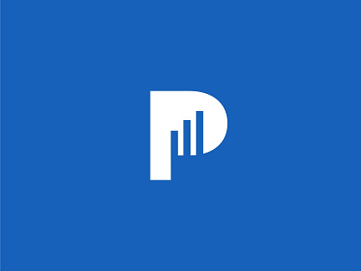P Letter Finance Logo concept