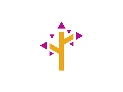 Tree Media Logo Design Concept brand business design logo logo design media minimalist modern simple tree