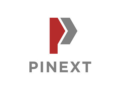 pinext minimalist logo design