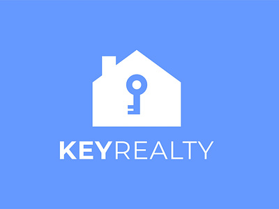 key realty minimalist logo design