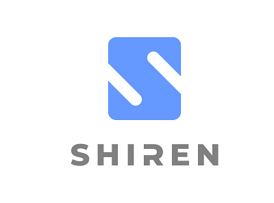 Shiren minimalist logo design abstract logo branding business logo design inspirational logo letter s logo logo design logo ideas minimalist logo s letter simple logo