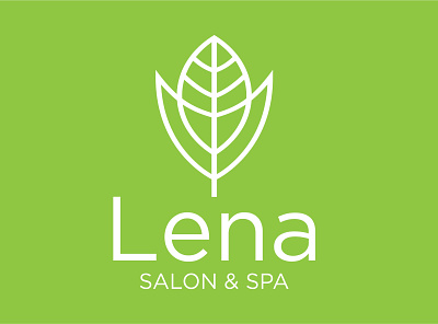 Lena minimalist logo design abstract logo beauty logo branding business logo design inspirational logo leaf logo logo design logo ideas minimalist logo salon logo simple logo spa logo