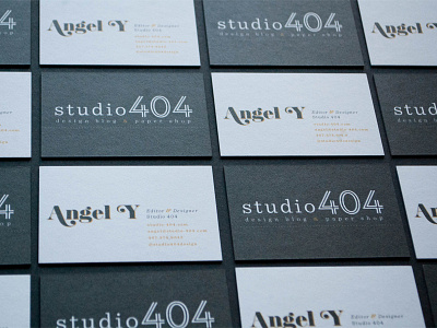 Studio 404 Business Cards business cards