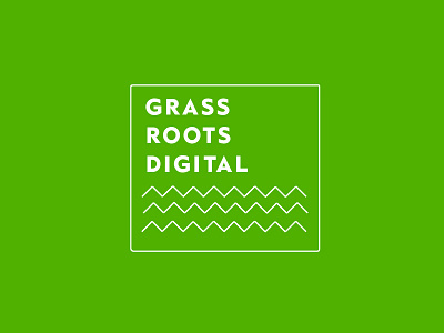 Grass Roots Digital Concept identity logo
