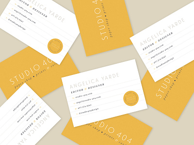 Studio 404 Business Card