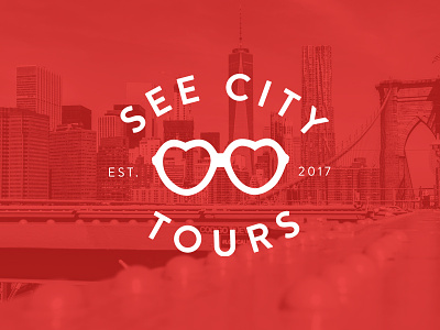 See City Tours branding logo nyc sunglasses tours travel