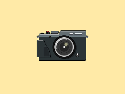 Fujifilm XE2S adobe adobe illustrator camera cameras design flat illustration illustrator simple simple design simple illustration ui vector