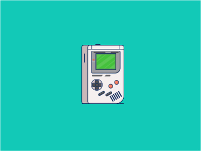 Gameboy adobe adobe illustrator design flat gameboy illustration illustrator simple simple design simple illustration vector