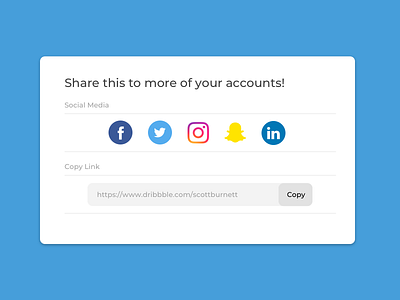 Social Share Button