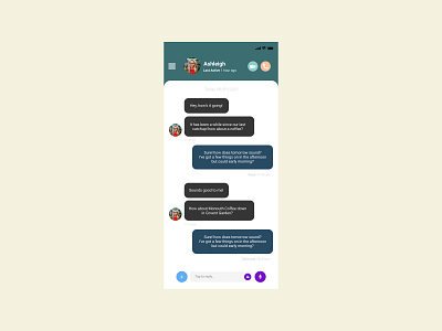 Direct Messaging screen - Daily UI 13