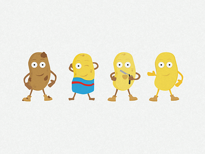 Illustration for Straznicke bramburky illustration motion potato video