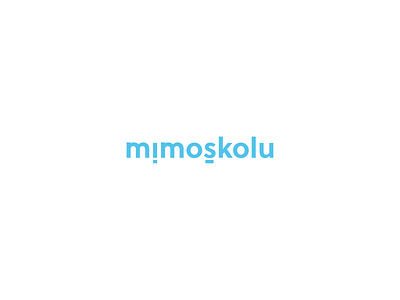 Mimoškolu Logo design education logo logotype school typography