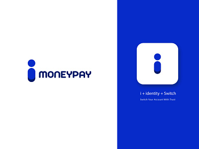 iMoneyPay Logo branding design ill illustration logo