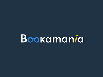 bookamania logo degsign sample two book book store books brand branding illustrations logo logo design typography vector vectorart