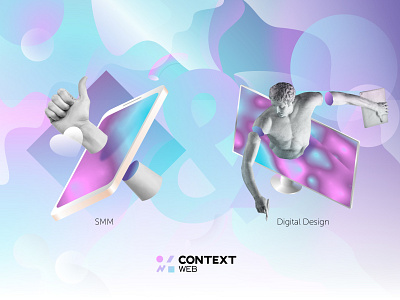 ContexWeb app logo typography ui vector дизайн иллюстрация
