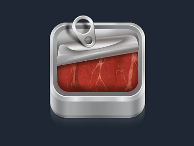 Canned food icon