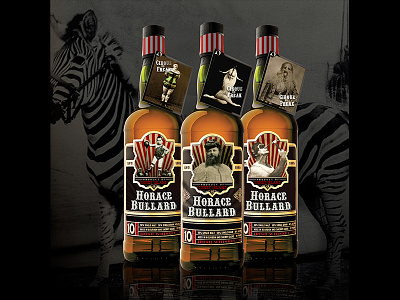 Cirque du Freak 10 yr. whiskey circus freaks label lizzarama oddities packaging productdesign scotch whiskey
