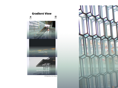 Gradient View responsive design ui web webdesign