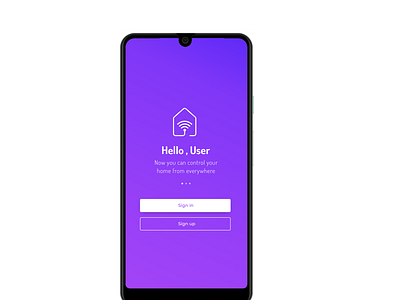 home automation Sign In Sign Up Screen 1 app icon illustration logo typography ui ux vector