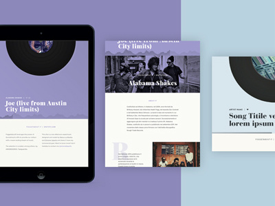 fogettabout.it colours music player responsive vinyl