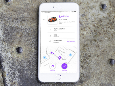 Car-Sharing Mobile App