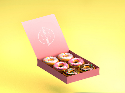 Dan's Donuts 3d donut doughnut food model