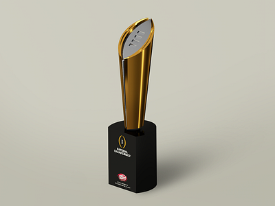 College Football Playoff Trophy by Dr. Pepper