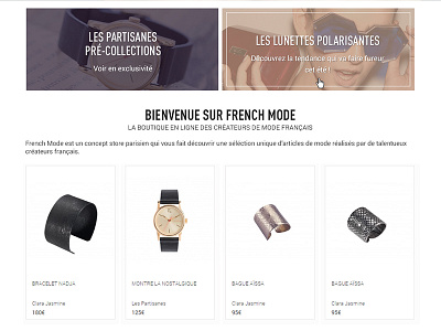 French Mode e-commerce website clothes e commerce ecommerce fashion purple ui ux web website