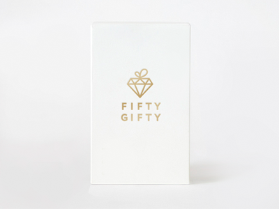 Fifty Gifty logo & packaging concept branding logo packaging