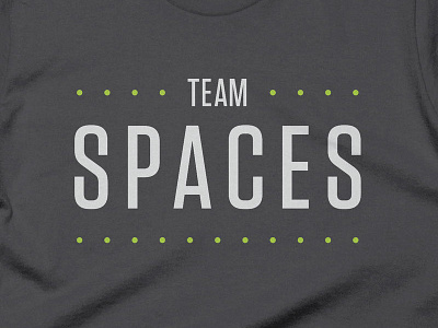 Team Spaces cotton bureau design development shirt