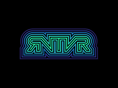 RNTVR Brand Exploration brand branding logo type typography vr