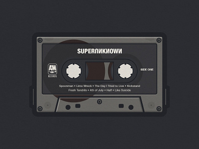 Cassette Tape cassette chris cornell grunge mix tape music soundgarden superunknown tape