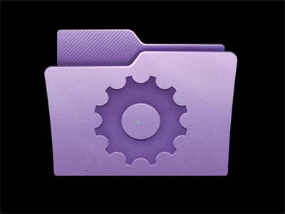 Smart Folder folder icon mac purple smart folder stock icons