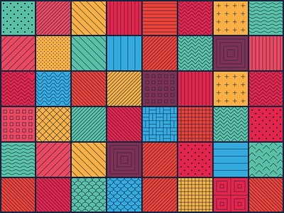 Patterns boxes colors cubes lines patterns texture tiles