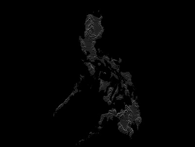 Philippines elevation joy division lines manila pattern peaks philippines