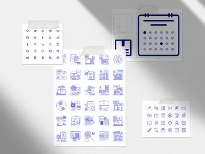 Free set of 222 icons for digital products analytics biotech crypto e commerce edtech fintech free freebie illustration legaltech tech vector