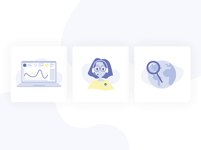 Medialogy Illustrations animation character clean design icon illustration illustrator minimal promo ui vector web