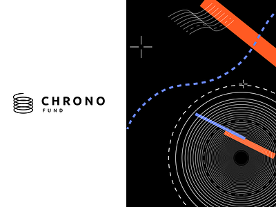 Logo. Chronofund abstract abstraction branding clean crypto cryptocurrency design icon illustration illustrator logo logotype minimalism ui vector