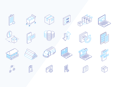 Icons. VTB Business Connect. Corporate Identity & Website. branding clean design embacy icon icon set icons illustration landing landing page minimal ui