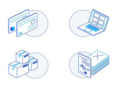 VTB. Icons. Website Design.