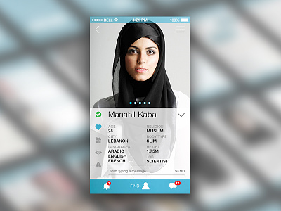 Muslim Marry User Profile app dating ios iphone muslim profile user profile