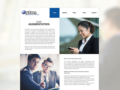 Optima Services Page
