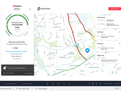 Ship XPO Last Mile Delivery App (Desktop/Mobile)