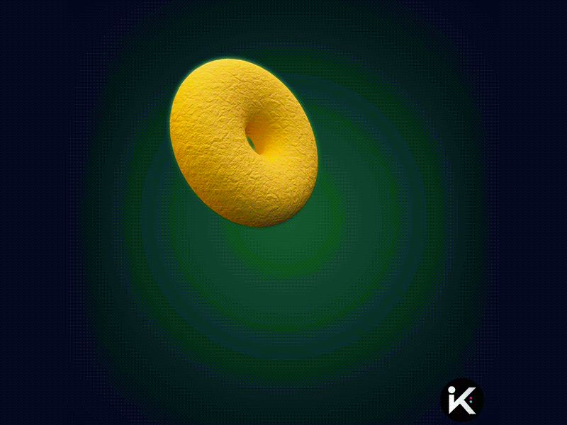 donuts 3d art ae c4d design ik motion tasty