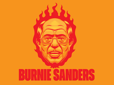 Burnie Sanders america art bernie bernie sanders democrat design illustration preseident vector